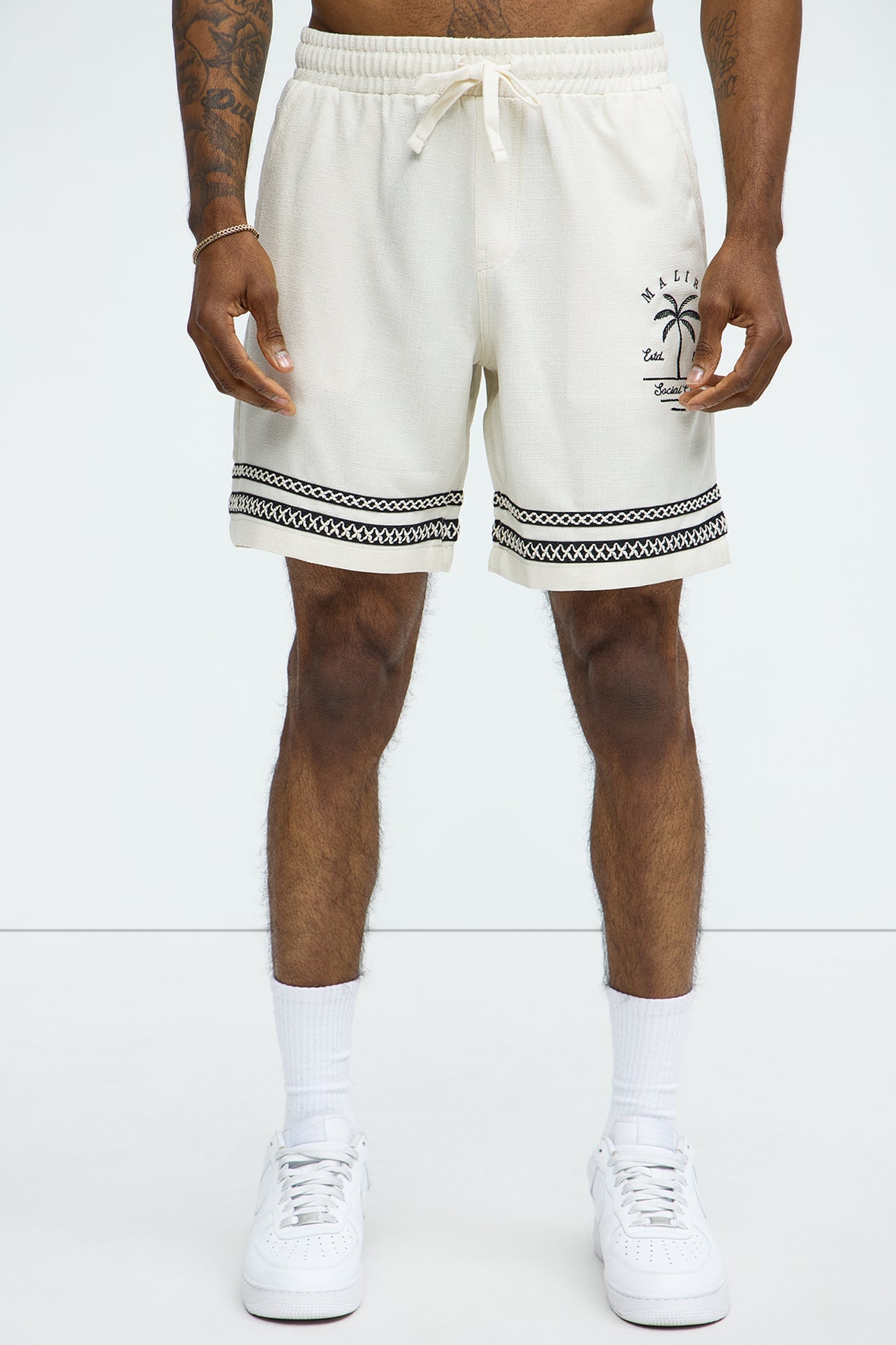 Zephyr Relaxed Shorts - Off White