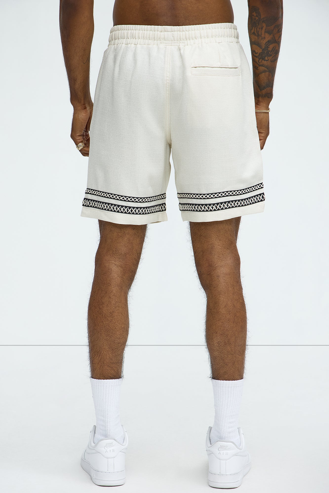 Zephyr Relaxed Shorts - Off White