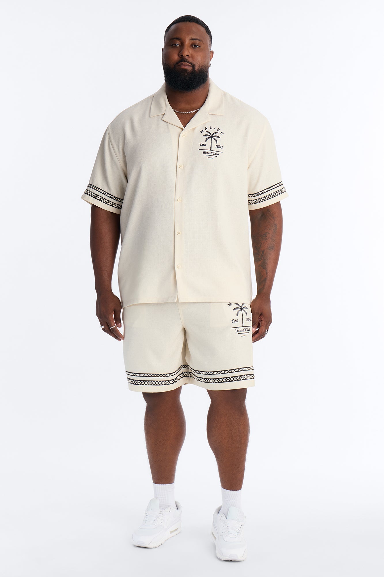 Zephyr Relaxed Shorts - Off White