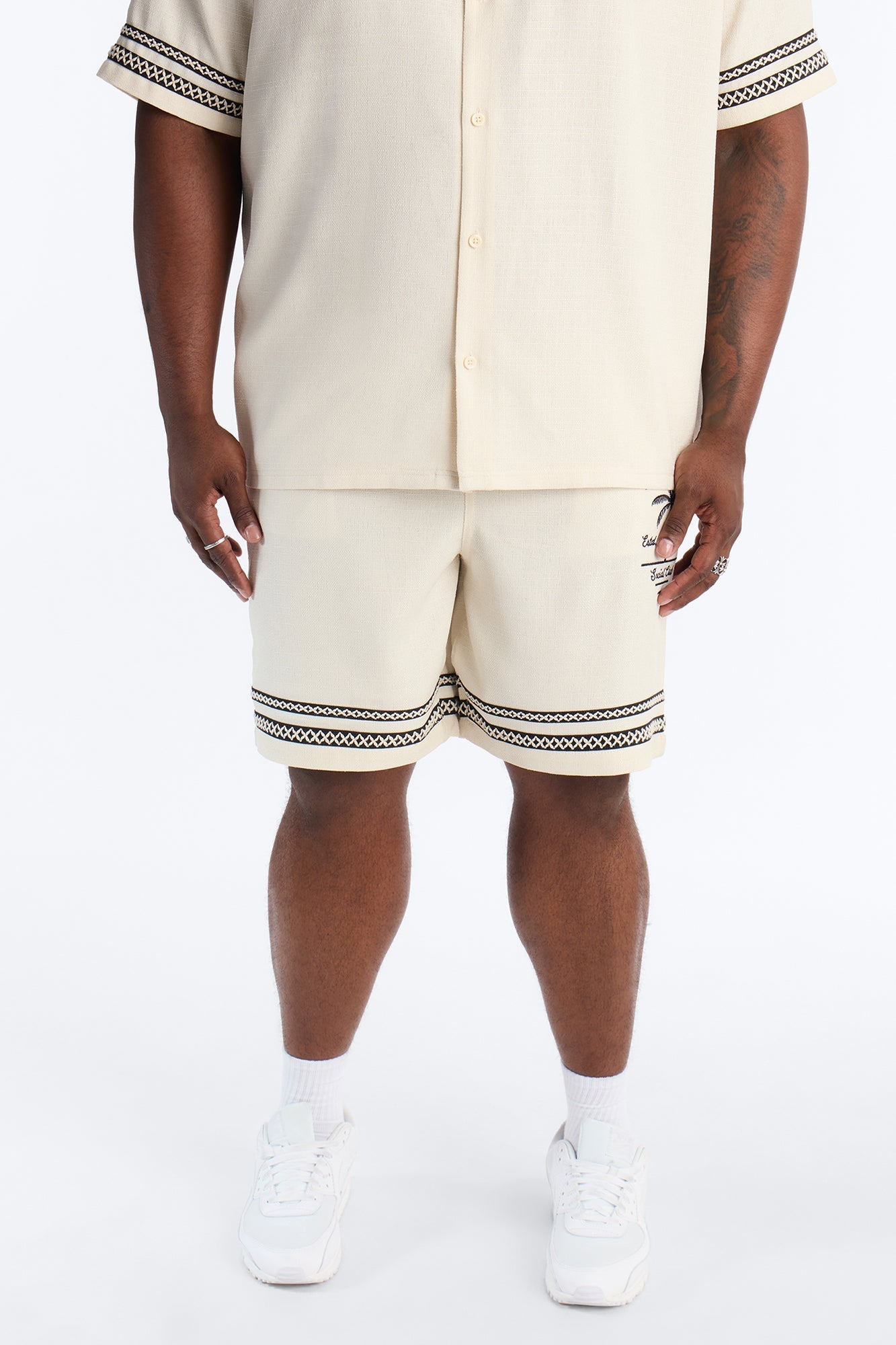 Zephyr Relaxed Shorts - Off White
